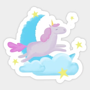 Dreamy Unicorn Magic Sticker